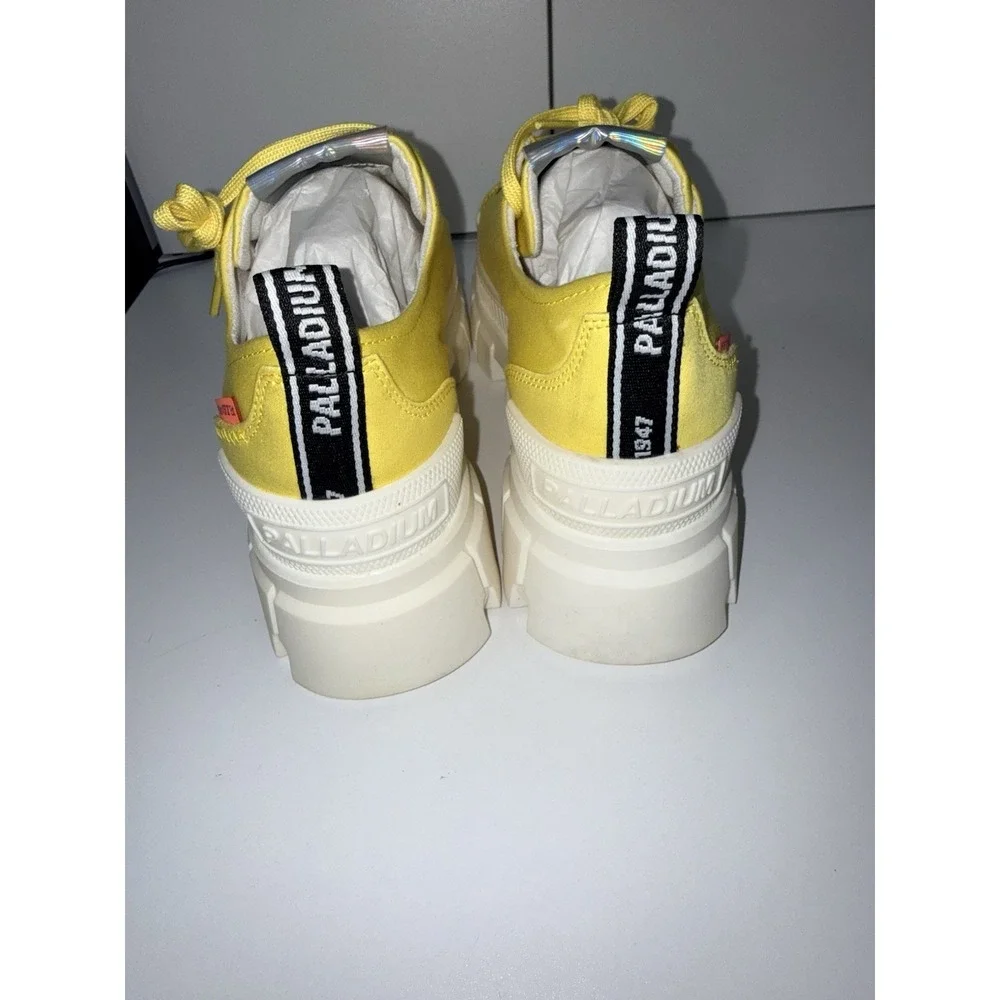 Palladium Women's Revolt Lo TX‎ Aurora Yellow Shoes Chunky Women's Size 10 NWOB